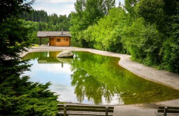 Almteichthuette_Spiegelteich (c) Schwarz Alm Zwettl